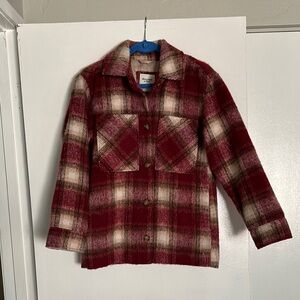 Abercrombie Oversized Plaid Jacket